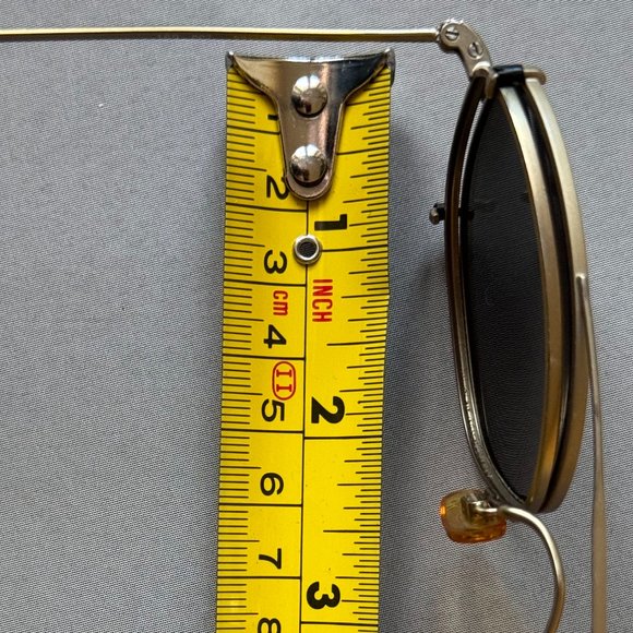 Vintage 90's Gorgio Armani bronze tone eyeglasses - Picture 4 of 12